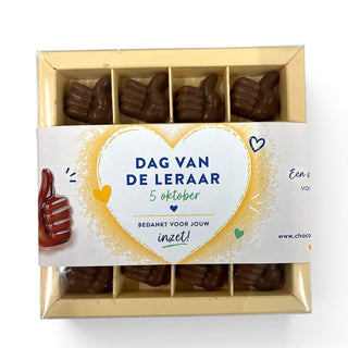 Chocolade duimpjes – Dag van de Leraar (5 oktober) - Macarons - Macaronstore.nl