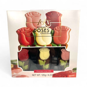 Box roses chocolates