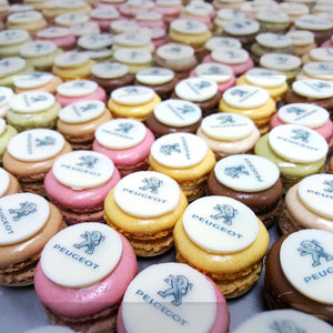 Macaron de Paris avec logo (à partir de 40 pièces)