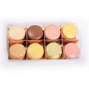 8 Macarons de Paris in transparante verpakking - Macaronstore.nl