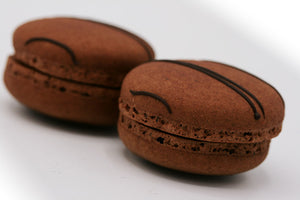 35 stuks bruine macarons Chocolade - Macaronstore.nl