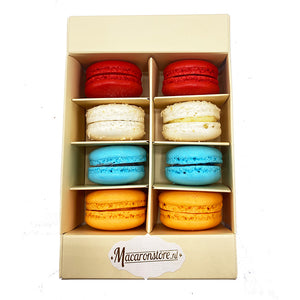 Luxe macaronbox met 8 macarons (zelf samenstellen) - Macaronstore.nl