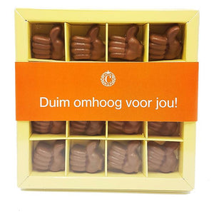 Chocoladeduimpjes.  Duim omhoog voor jou! Brievenbuspost - Macaronstore.nl